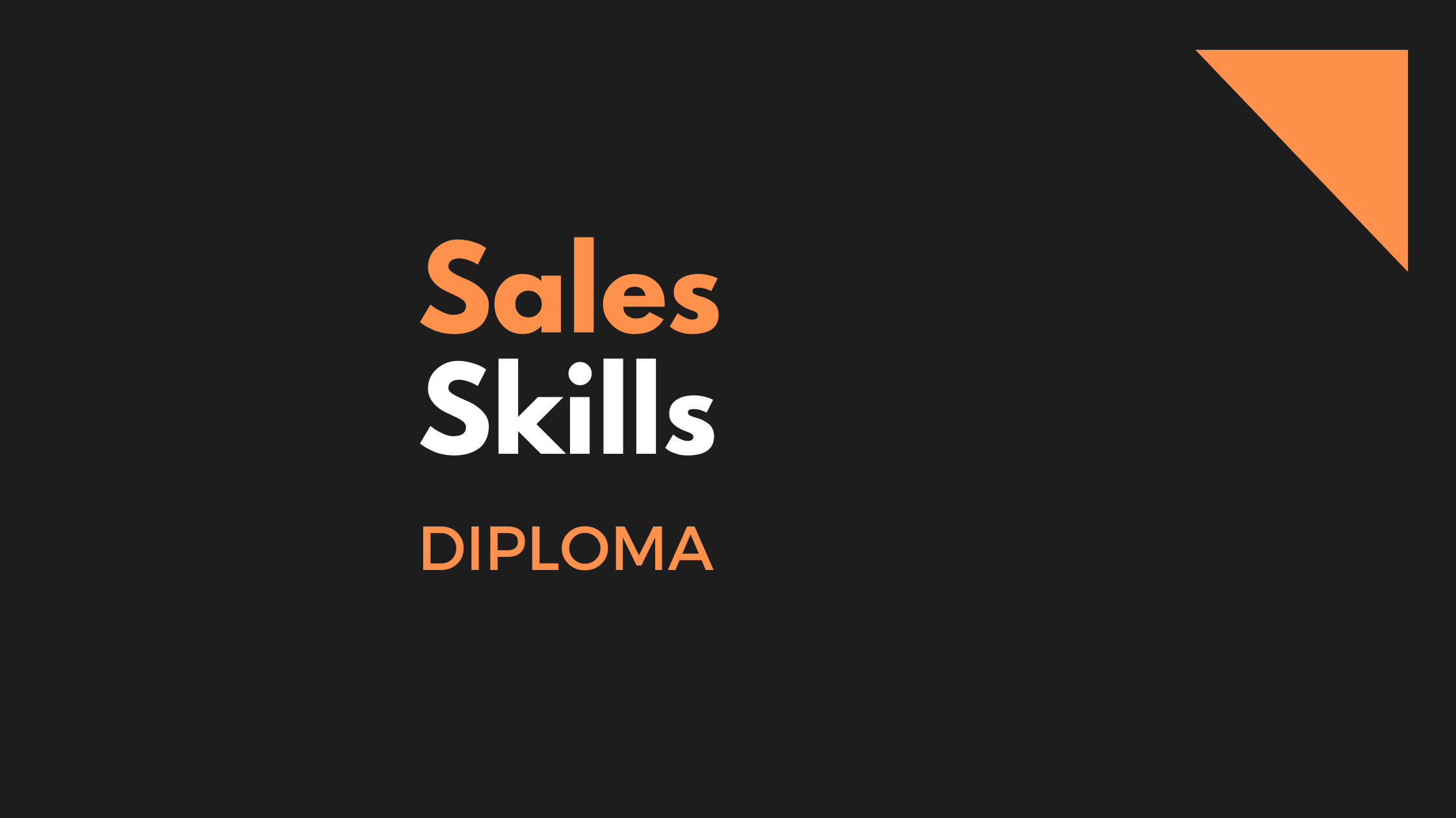 Sales Skills Diploma